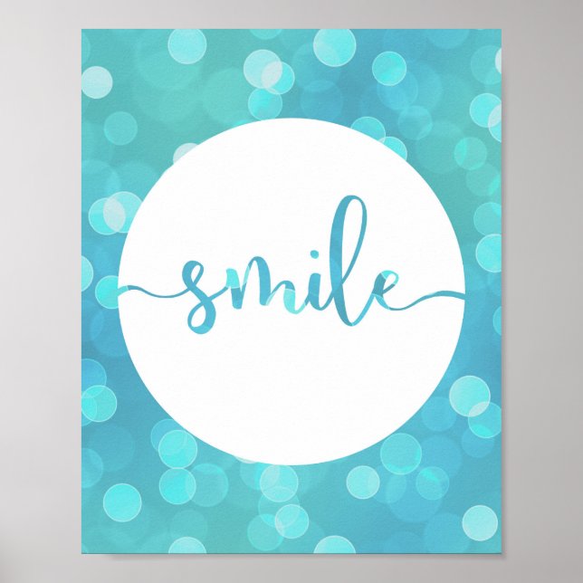 Affiche Souriez ! Citation Motivationnelle (Devant)