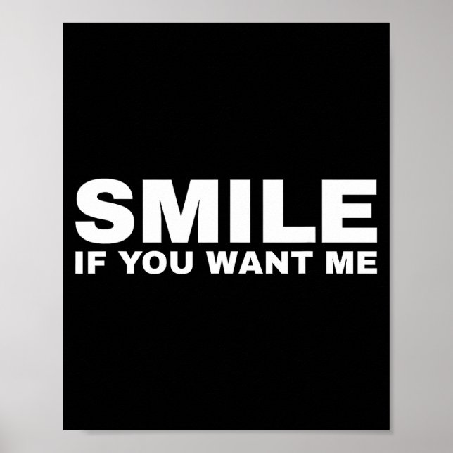 Affiche Souriez si vous me voulez  (Devant)