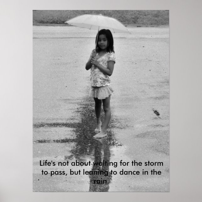 Affiche Souriez sous la pluie (Devant)