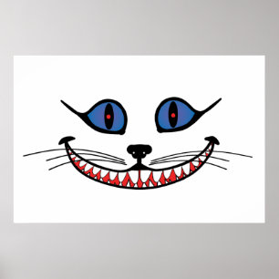Affiche Sourire du Chat du Cheshire GRAND