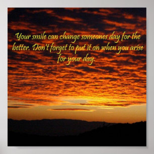 Affiche Sourire du matin