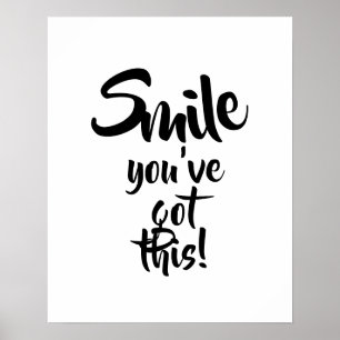 Affiche sourire vous avez cela