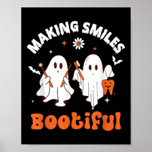 Affiche Sourires Botiful Ghost Dentist Dent Halloween Dent