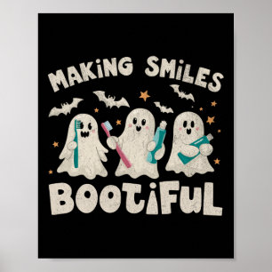 Affiche Sourires Botitieux Halloween Dentiste Fantôme Dent