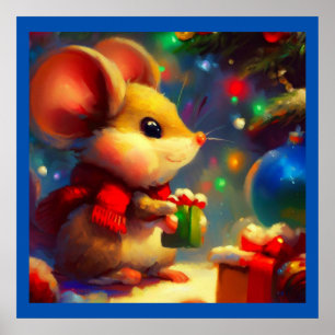 Affiche Souris de Noël 2