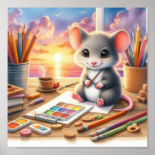 Affiche Souris Douce