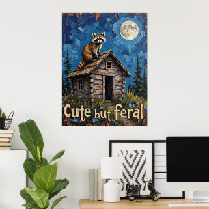 Affiche Sous la lune : la perche haute de Raccoon