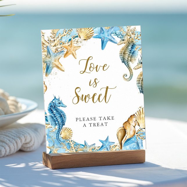Affiche Sous la mer | L'amour est doux Fête et douche      (Créateur téléchargé)