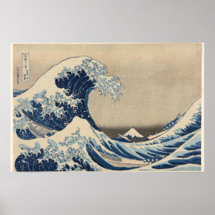 Affiche Sous la vague de Kanagawa Imprimer