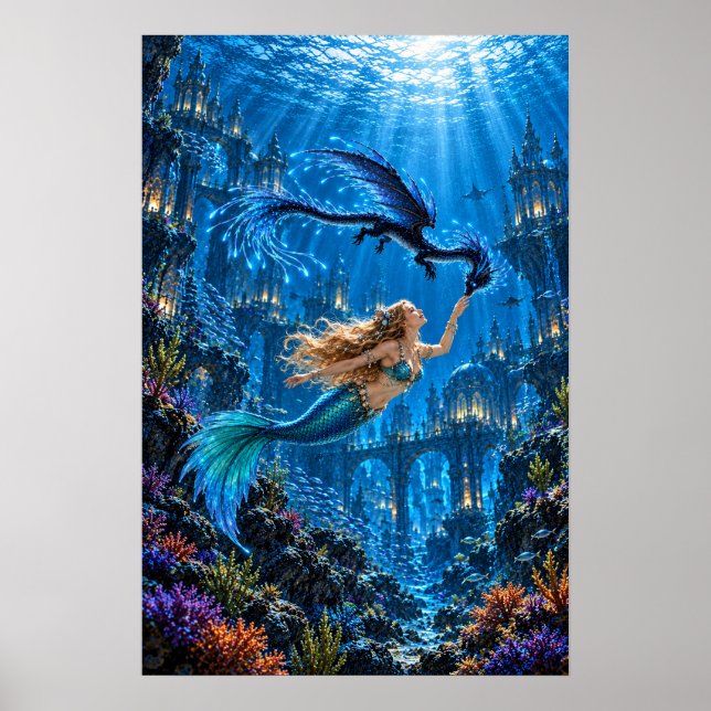 Affiche Sous le bleu (Devant)