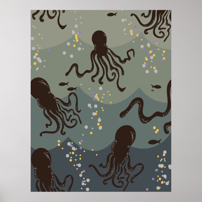 Affiche Sous Le Mer (Devant)