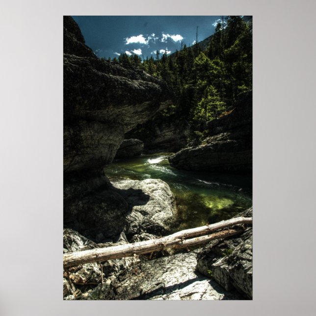 Affiche Sous les chutes (Devant)