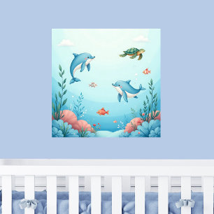 Affiche Sous les mignons enfants de la mer