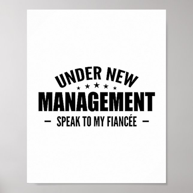 Affiche Sous nouvelle direction Parlez à ma fiancée - Futu (Devant)