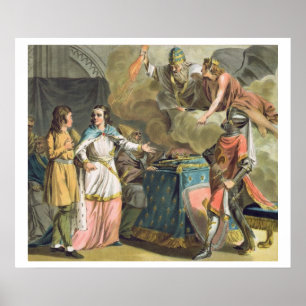 Affiche Sous Philippe le Bel (1268-1312) l'état de cravate
