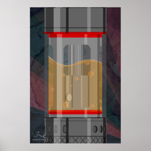 Affiche Sous réservoir minimaliste
