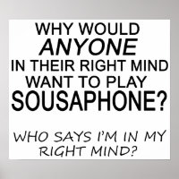 Sousaphone à droite