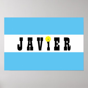 Affiche Soutenez Javier Milei Président de l'Argentine Oui
