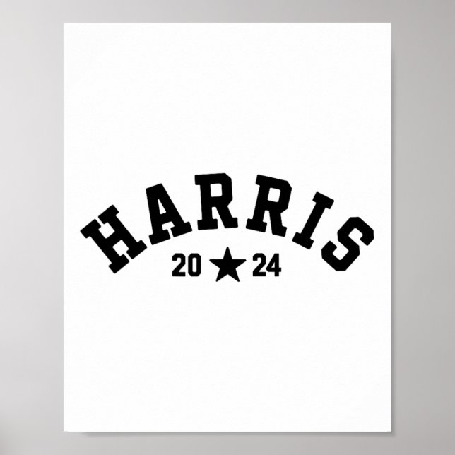 Affiche Soutenez Kamala-harris Vote 2024 Président Im Avec (Devant)