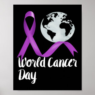 Affiche Soutenez la journée mondiale contre le cancer Grap