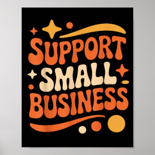 Affiche Soutenez les petites entreprises Shop Local Empowe