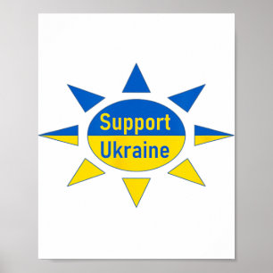 Affiche Soutenez l'Ukraine