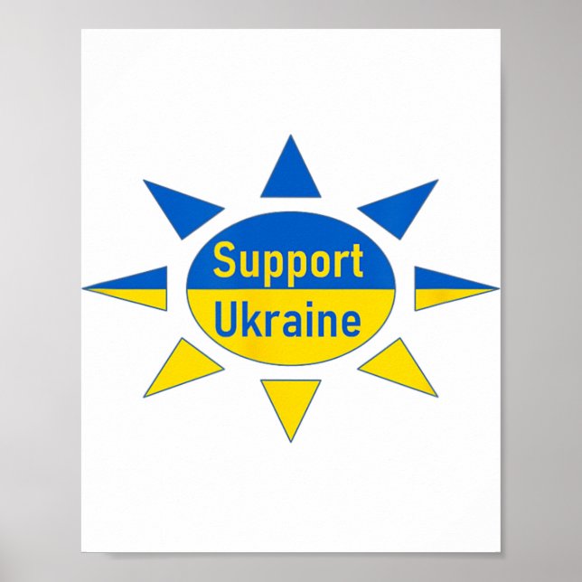 Affiche Soutenez l'Ukraine  (Devant)