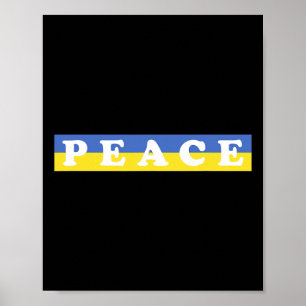Affiche Soutenez l'Ukraine et la paix dans le monde avec l