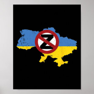 Affiche Soutenez l'Ukraine Je suis avec l'Ukraine 2