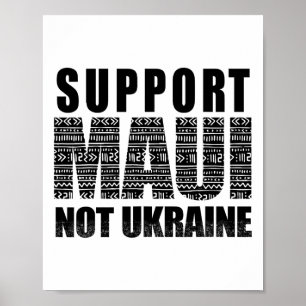 Affiche Soutenez Maui pas l'Ukraine 1