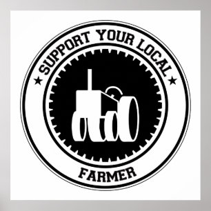Affiche Soutenez votre agriculteur local
