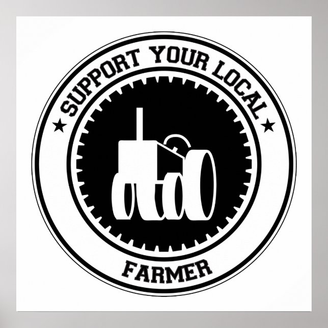 Affiche Soutenez votre agriculteur local (Devant)