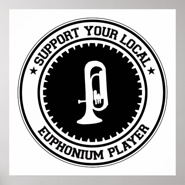 Affiche Soutenez Votre Joueur Euphonique Local (Devant)