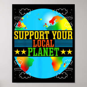 Affiche Soutenez Votre Planète Locale