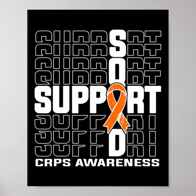 Affiche Soutenir la sensibilisation des Crps de l'équipe (Devant)
