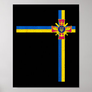 Affiche Soutenir le président ukrainien Zelensky dit Ukrai