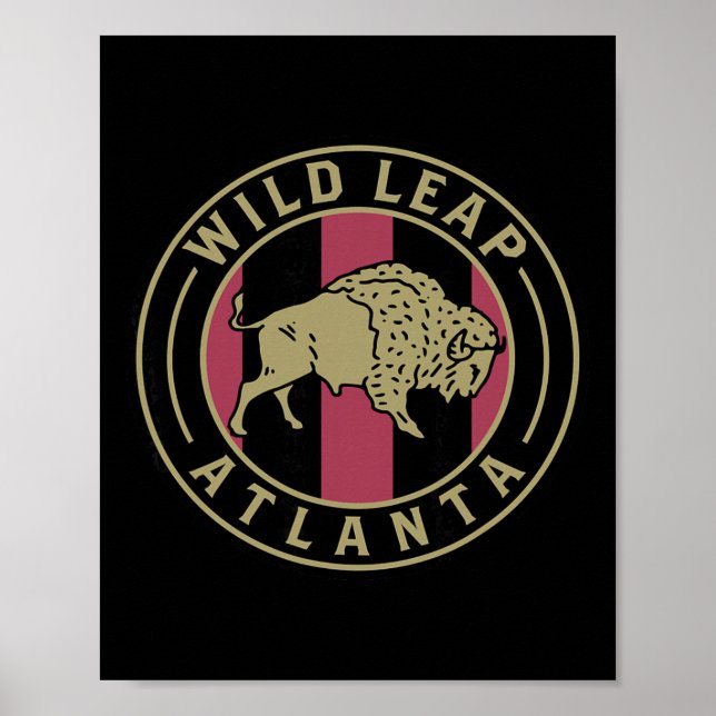 Affiche Soutenir les Five Stripes Atlanta Soccer  (Devant)