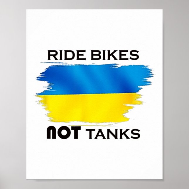 Affiche Soutenir les Ukrainiens Chemises Drapeau Ukraine A (Devant)