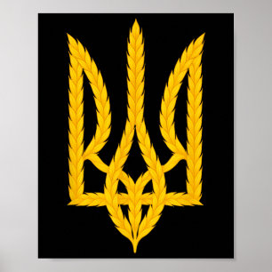 Affiche Soutenir l'Ukraine Ukraine Soutenez Zelensky Paix