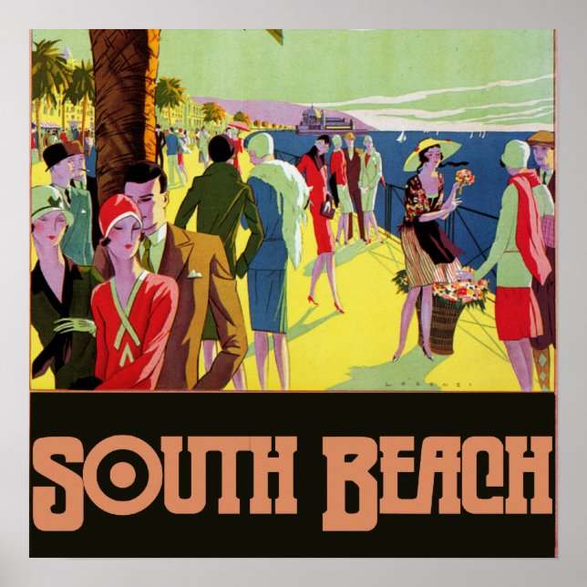 Affiche South Beach (Devant)