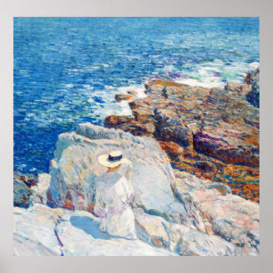 Affiche South Ledges, Appledore par Childe Hassam