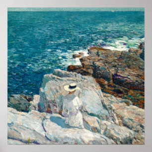 Affiche South Ledges, Appledore par Childe Hassam