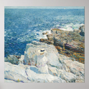 Affiche South Ledges, Appledore par Childe Hassam