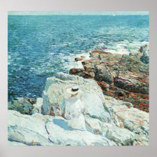 Affiche South Ledges, Appledore par Frederick Childe Hassa