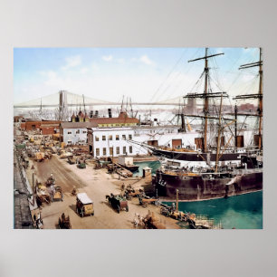 Affiche South Street, New York