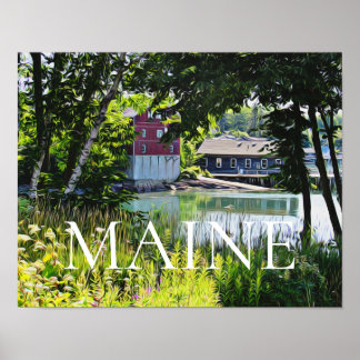 Affiche Southwest Harbor Maine