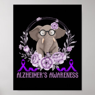 Affiche Soutien à la famille d'éléphants mignons Heimerhei