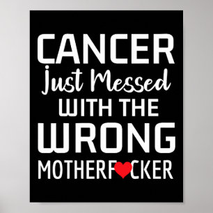 Affiche Soutien à la sensibilisation au cancer Obtenez bie