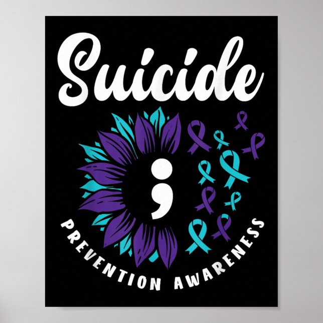 Affiche Soutien à la sensibilisation au suicide Prévention (Devant)
