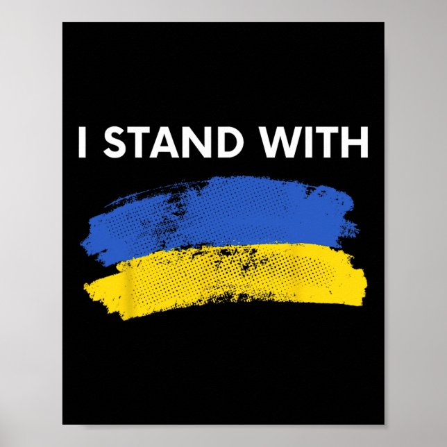 Affiche Soutien à l'aide à l'Ukraine  (Devant)